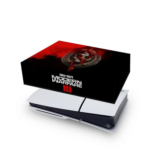 PS5 Slim Capa Anti Poeira Horizontal - Call Of Duty Modern Warfare III