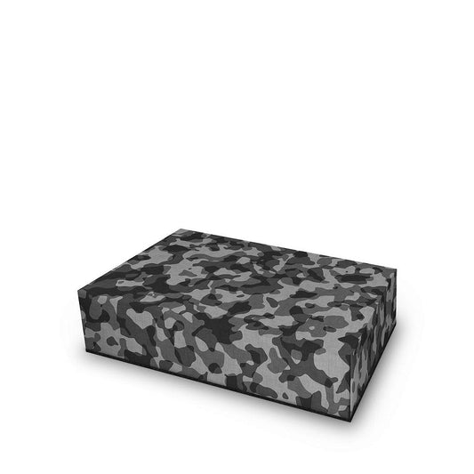 PS5 Slim Capa Anti Poeira Horizontal - Camuflado Cinza