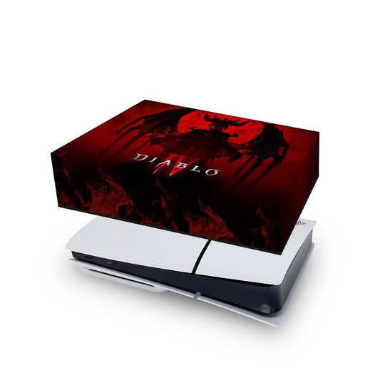 PS5 Slim Capa Anti Poeira Horizontal - Diablo IV 4