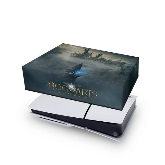 PS5 Slim Capa Anti Poeira Horizontal - Hogwarts Legacy