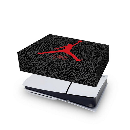 PS5 Slim Capa Anti Poeira Horizontal - Jordan Flight