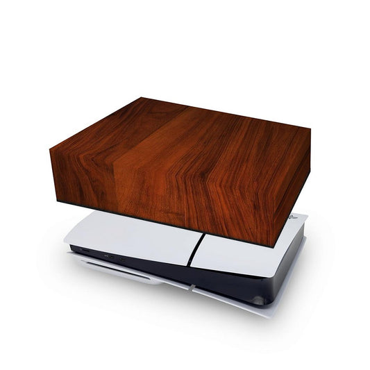 PS5 Slim Capa Anti Poeira Horizontal - Madeira