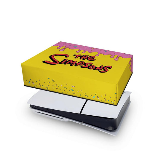PS5 Slim Capa Anti Poeira Horizontal - The Simpsons