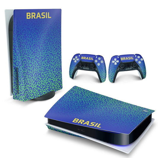 Skin Anti-Rage PS5 Fat Horizontal - Brasil