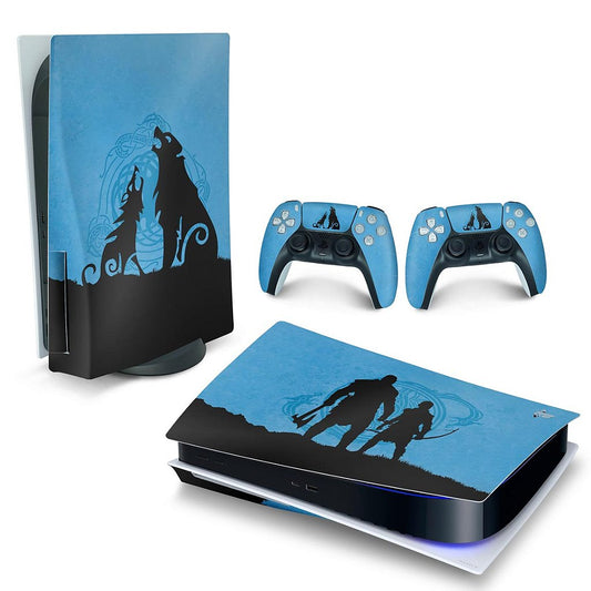 Skin Anti-Rage PS5 Fat Horizontal - God of War Ragnarok Edition
