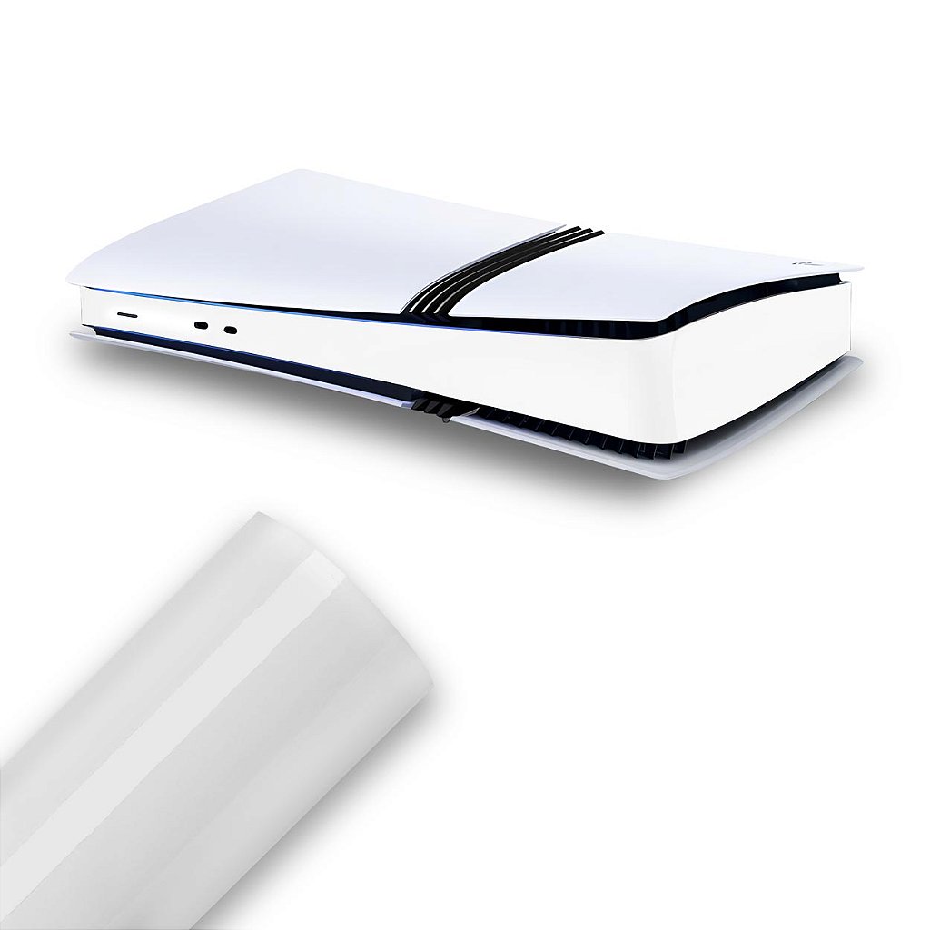 Skin PS5 Pro Central - Branco