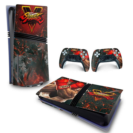 Skin Anti-Rage PS5 Pro Horizontal - Street Fighter V