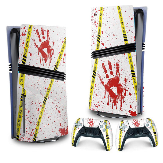 Skin Anti-Rage PS5 Pro Vertical - Cena De Crime Scene