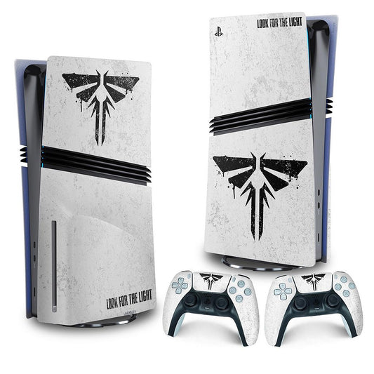 Skin Anti-Rage PS5 Pro Vertical - The Last Of Us Firefly