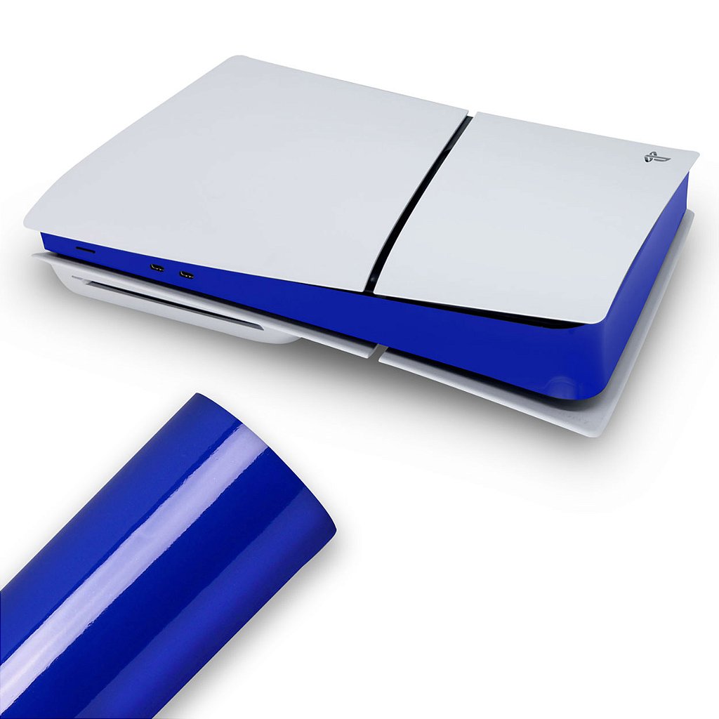 Skin PS5 Slim Central - Azul Escuro