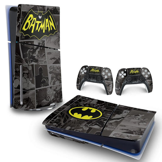 Skin Anti-Rage PS5 Slim Horizontal - Batman Comics