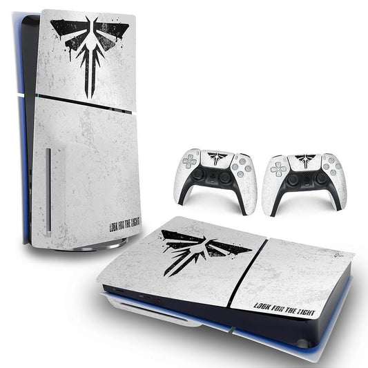 Skin Anti-Rage PS5 Slim Horizontal - The Last Of Us Firefly