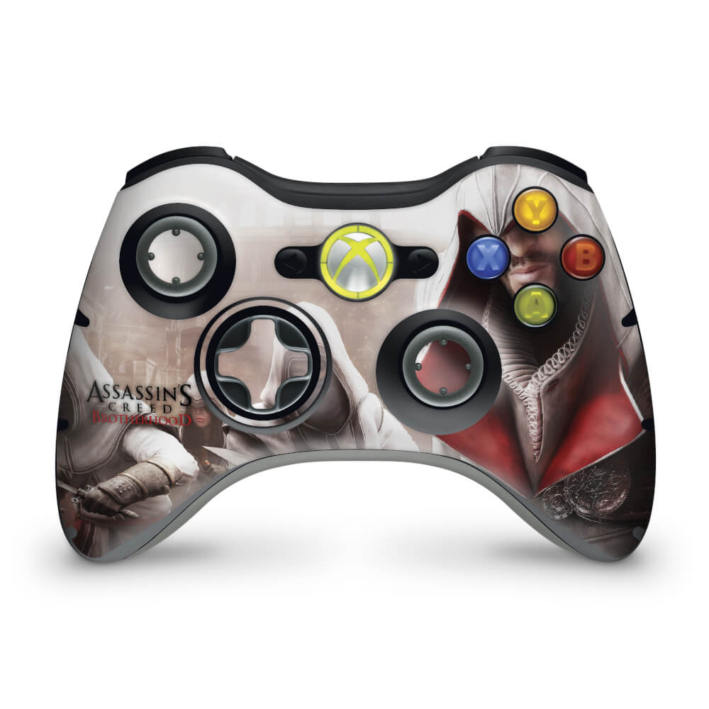 Skin Anti-Rage Xbox 360 Controle - Assassins Creed Brotherwood #A