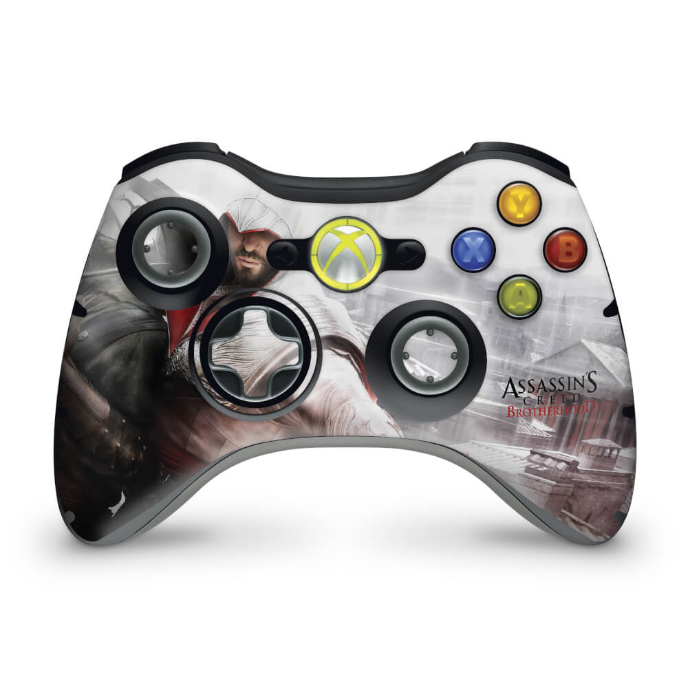 Skin Anti-Rage Xbox 360 Controle - Assassins Creed Brotherwood #B