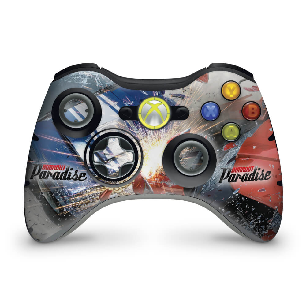 Skin Anti-Rage Xbox 360 Controle - Burnout Paradise
