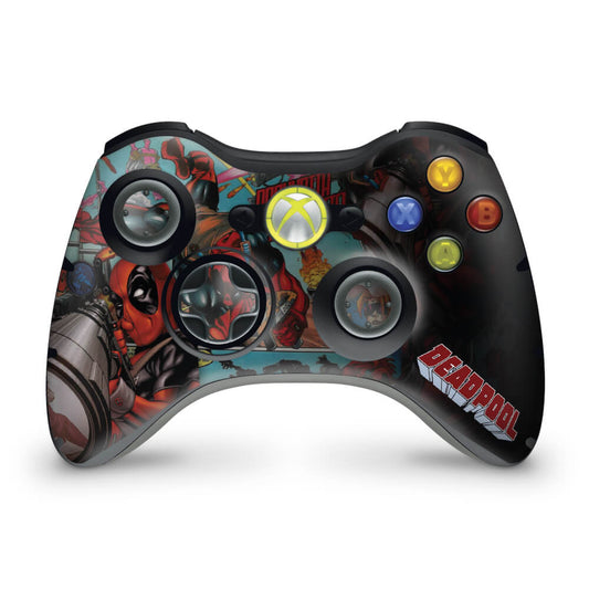 Skin Xbox 360 Controle - Deadpool