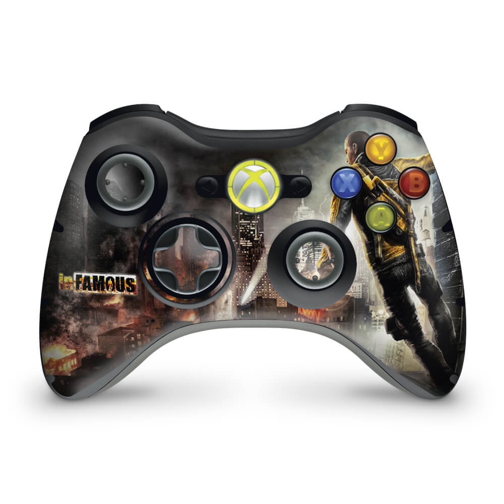 Skin Anti-Rage Xbox 360 Controle - Infamous