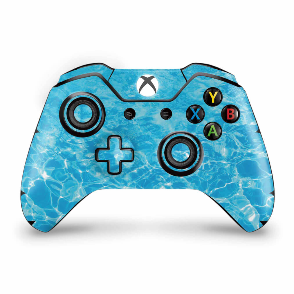 Skin Anti-Rage Xbox One Fat Controle - Aquático Água