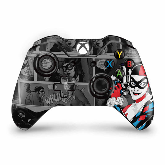 Skin Anti-Rage Xbox One Fat Controle - Arlequina Harley Quinn #A