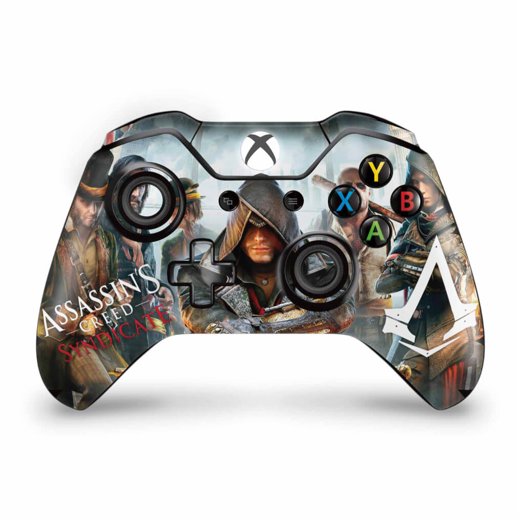 Skin Anti-Rage Xbox One Fat Controle - Assassin's Creed Syndicate