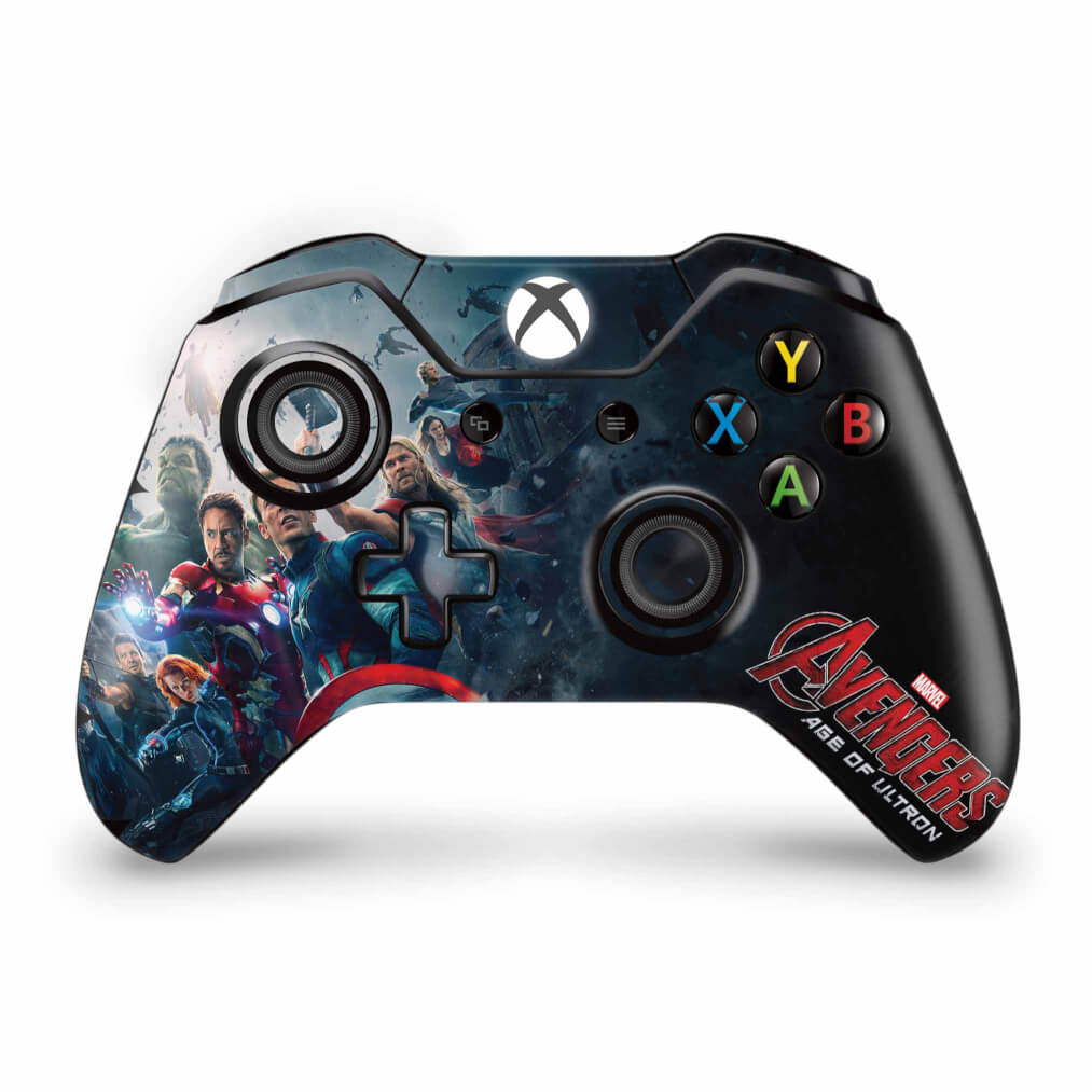 Skin Anti-Rage Xbox One Fat Controle - Avengers - Age of Ultron