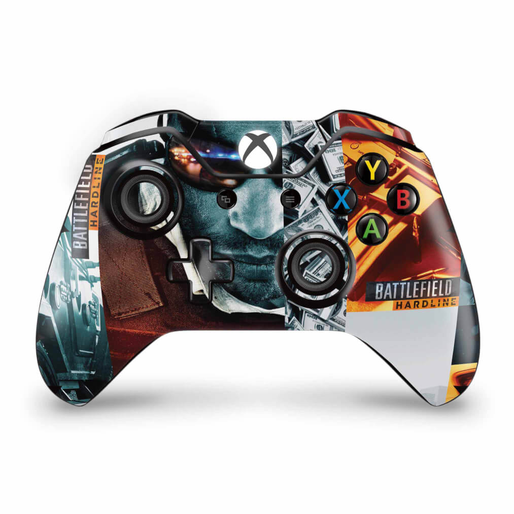 Skin Anti-Rage Xbox One Fat Controle - Battlefield Hardline