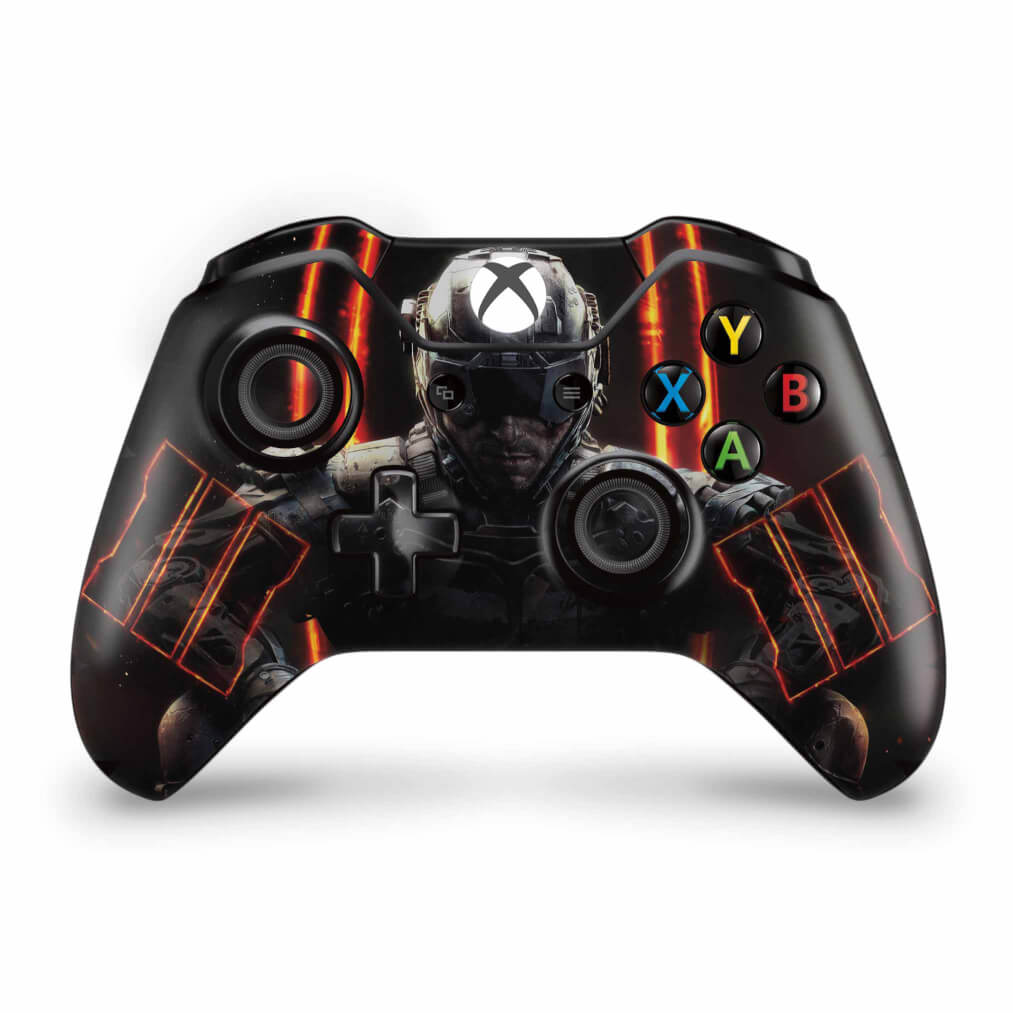 Skin Anti-Rage Xbox One Fat Controle - Call of Duty Black Ops 3