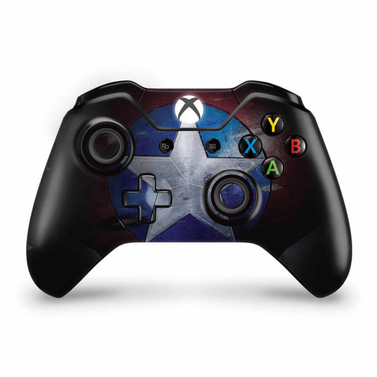 Skin Anti-Rage Xbox One Fat Controle - Capitão America