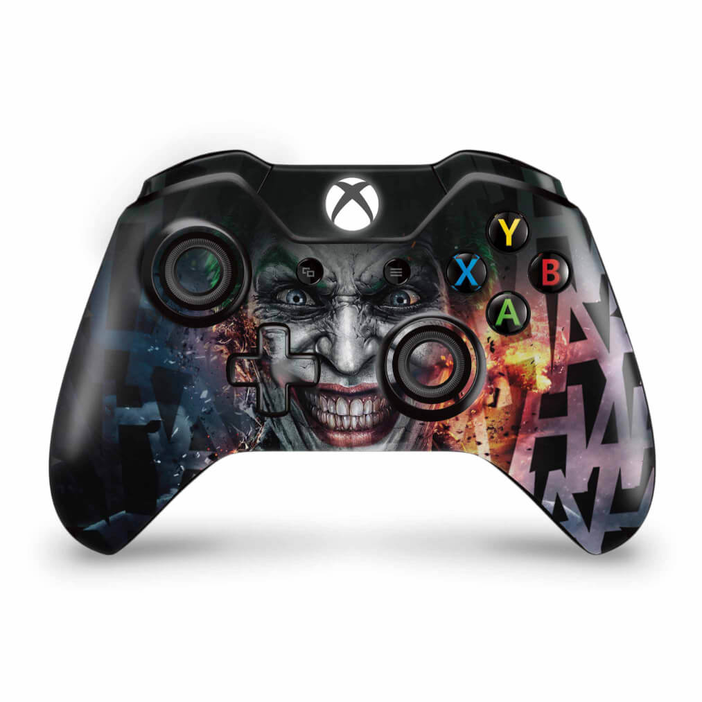 Skin Anti-Rage Xbox One Fat Controle - Coringa - Joker #A