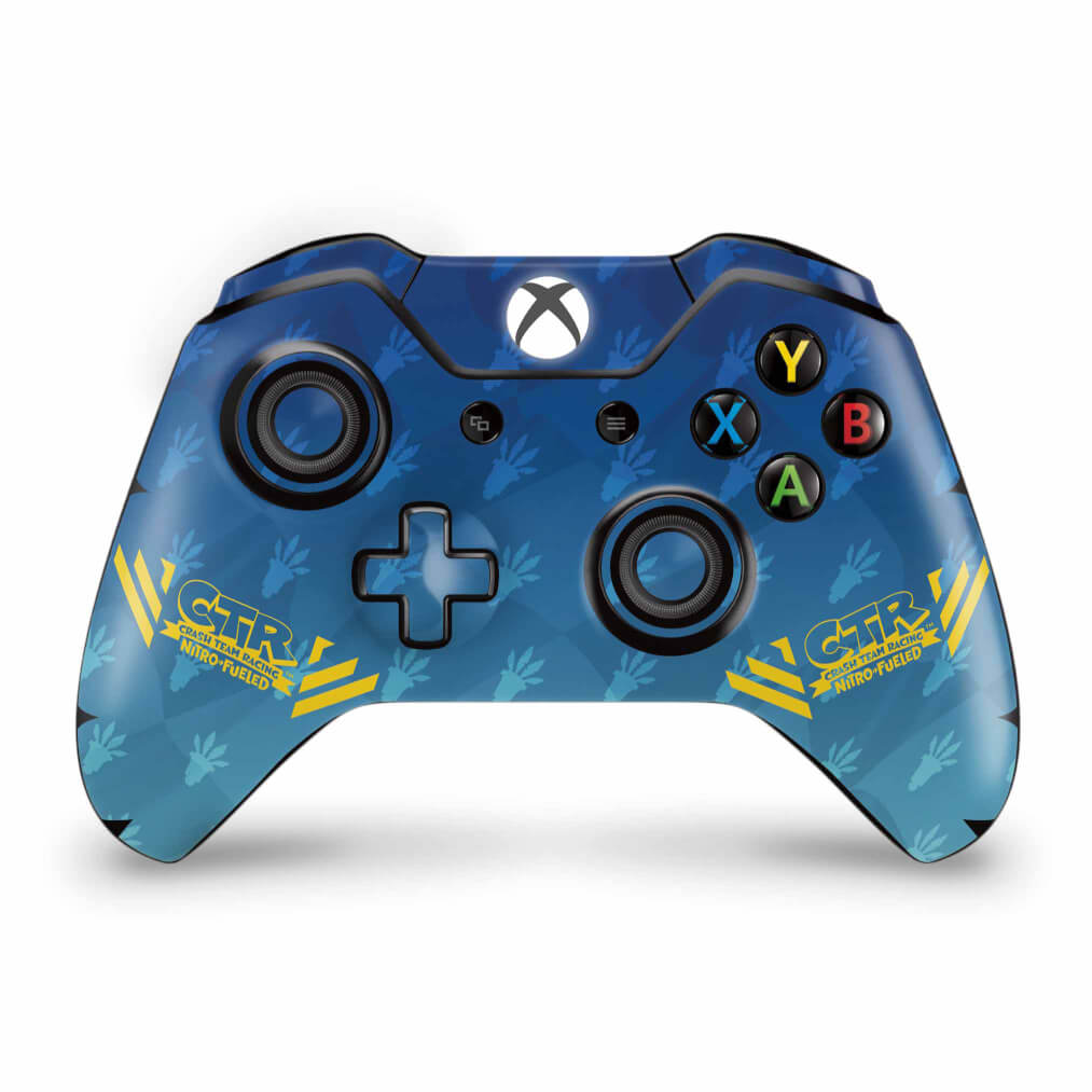 Skin Anti-Rage Xbox One Fat Controle - Crash Team Racing CTR