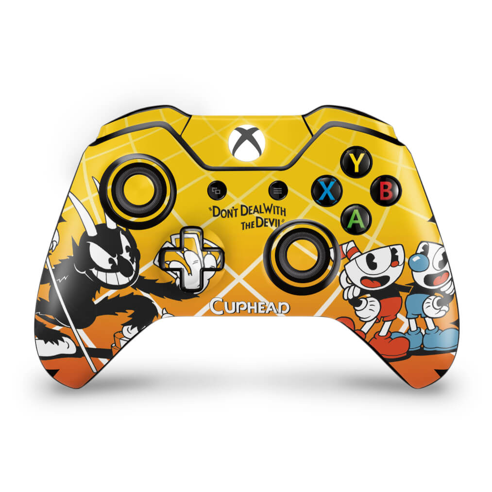 Skin Anti-Rage Xbox One Fat Controle - Cuphead