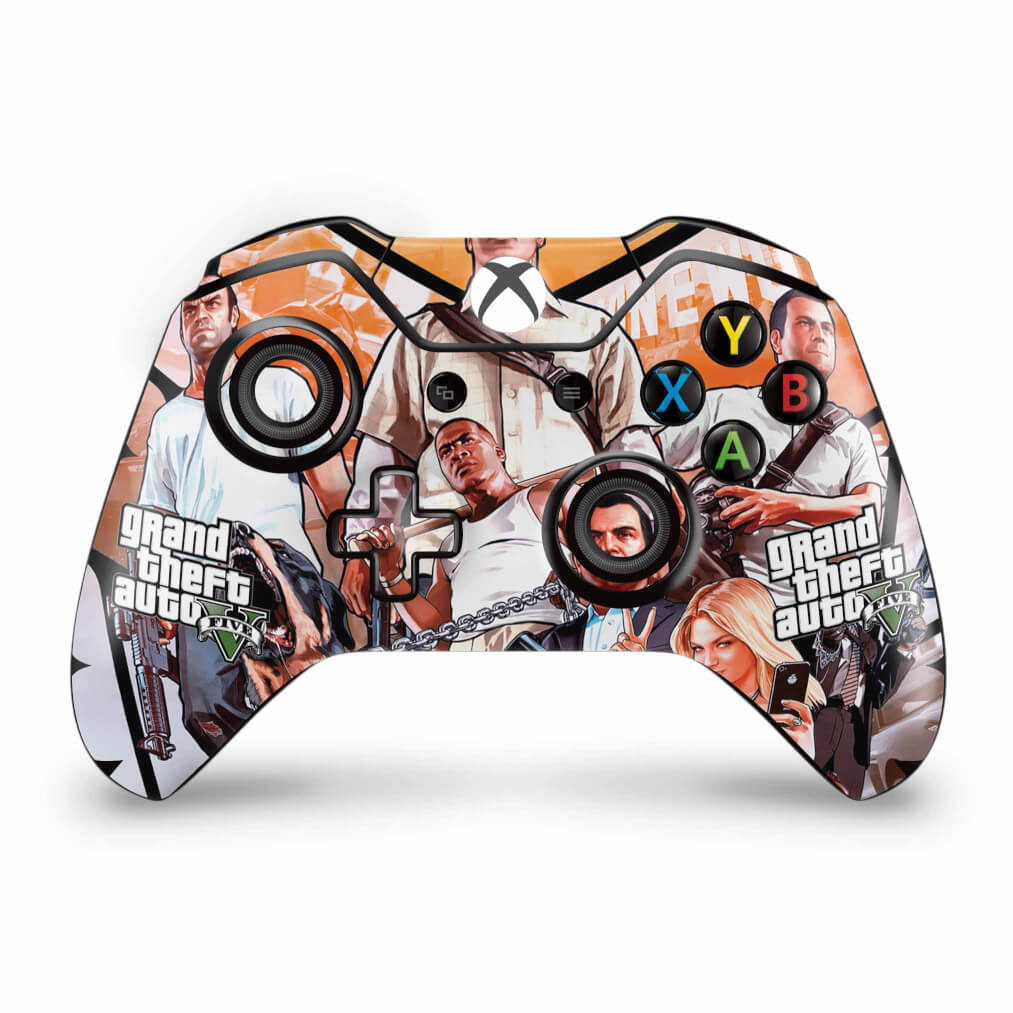 Skin Anti-Rage Xbox One Fat Controle - GTA V
