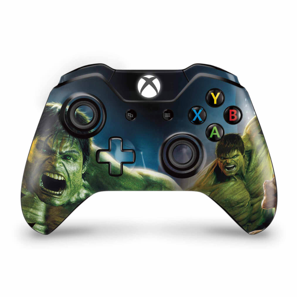 Skin Anti-Rage Xbox One Fat Controle - Hulk