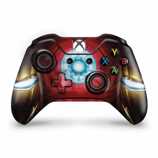 Skin Anti-Rage Xbox One Fat Controle - Iron Man - Homem de Ferro