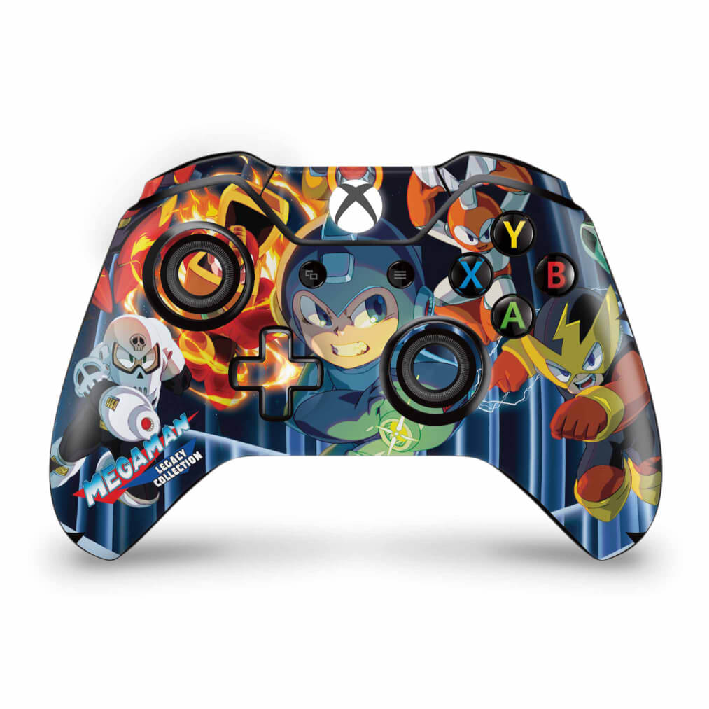 Skin Anti-Rage Xbox One Fat Controle - Megaman Legacy Collection