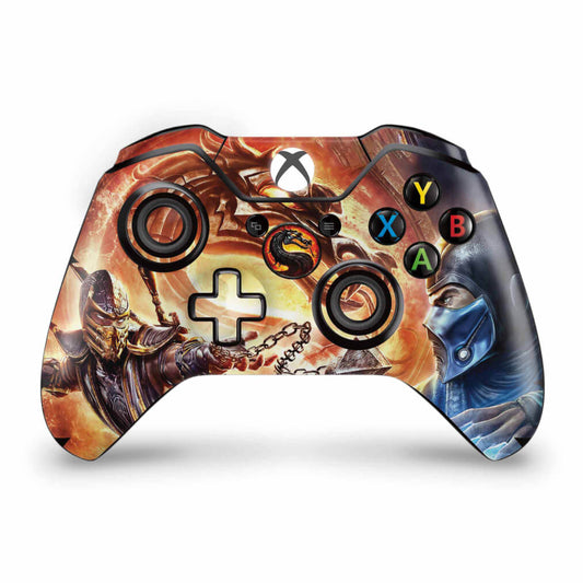 Skin Anti-Rage Xbox One Fat Controle - Mortal Kombat