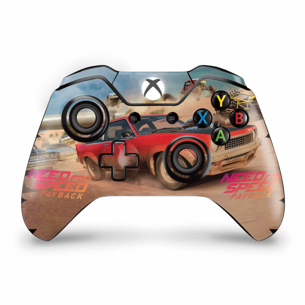 Skin Anti-Rage Xbox One Fat Controle - Need For Speed Payback