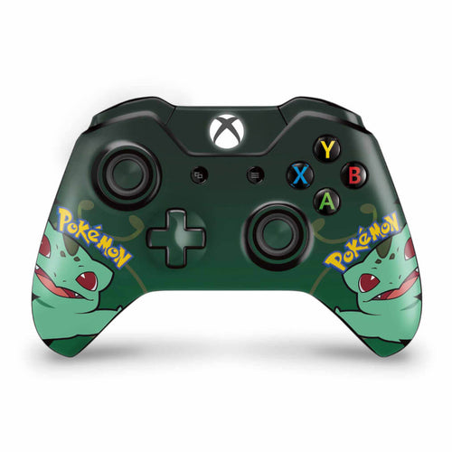 Skin Anti-Rage Xbox One Fat Controle - Pokemon Bulbasaur