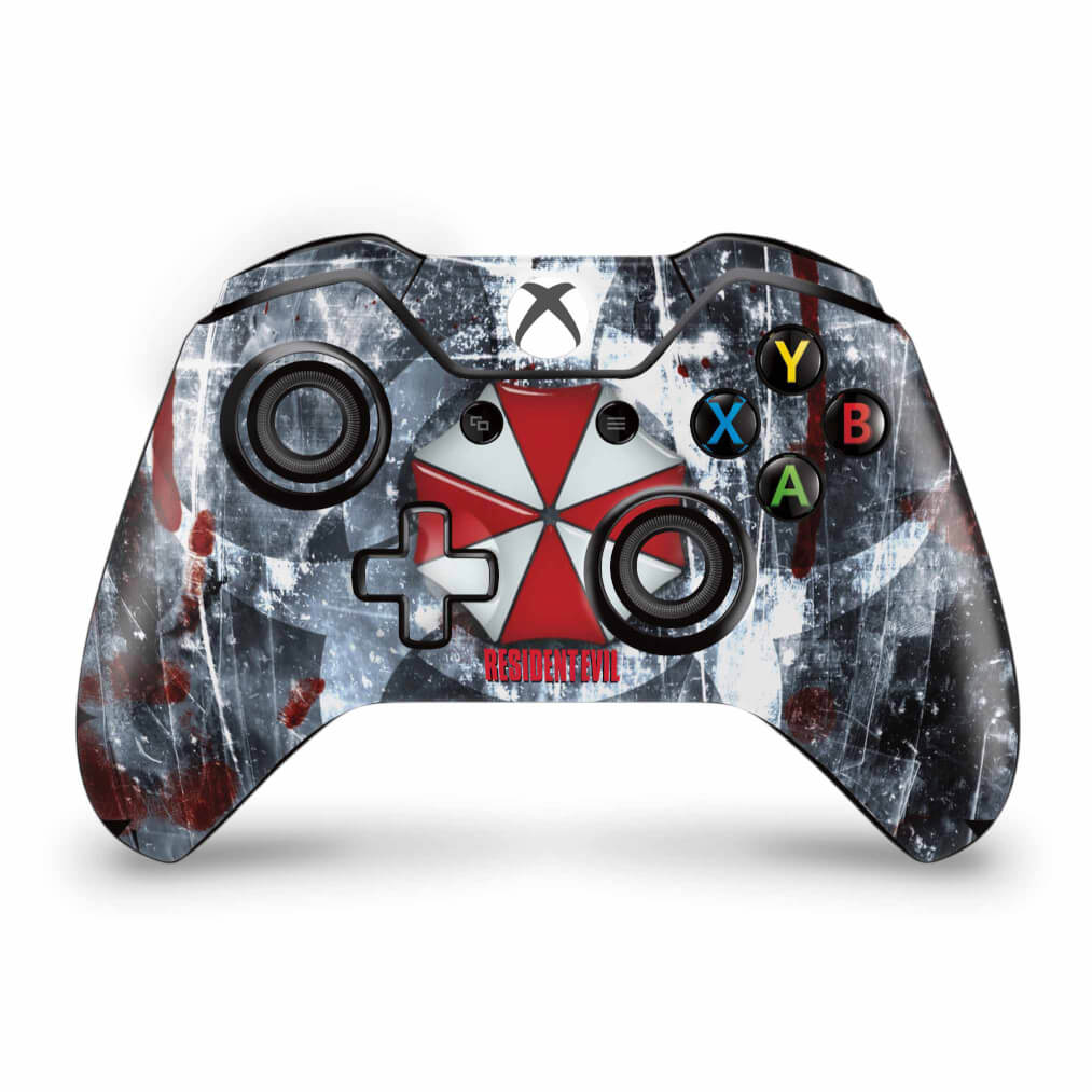 Skin Anti-Rage Xbox One Fat Controle - Resident Evil