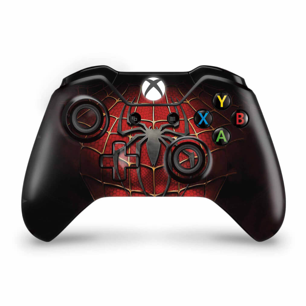 Skin Anti-Rage Xbox One Fat Controle - Spider Man - Homem Aranha