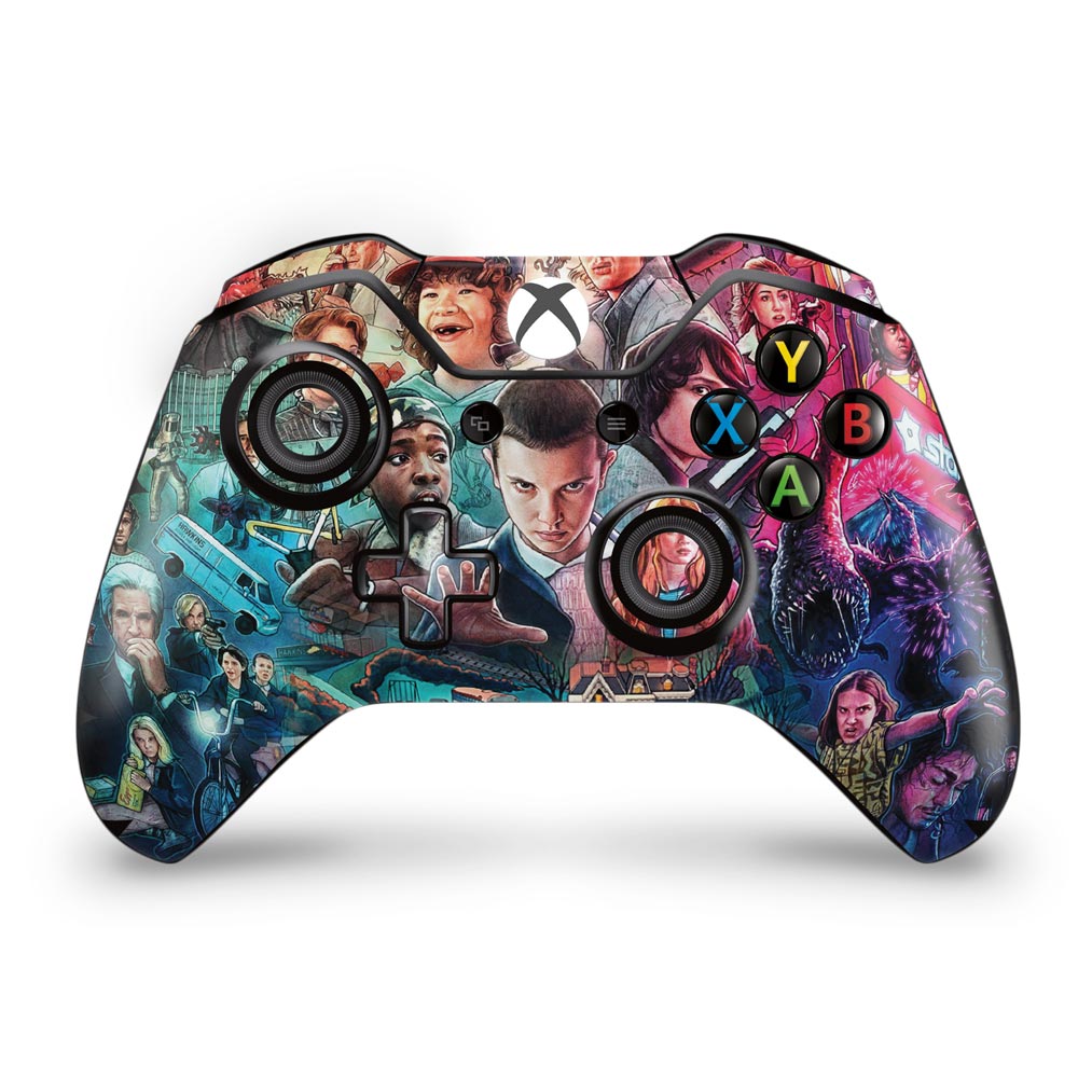 Skin Anti-Rage Xbox One Fat Controle - Stranger Things