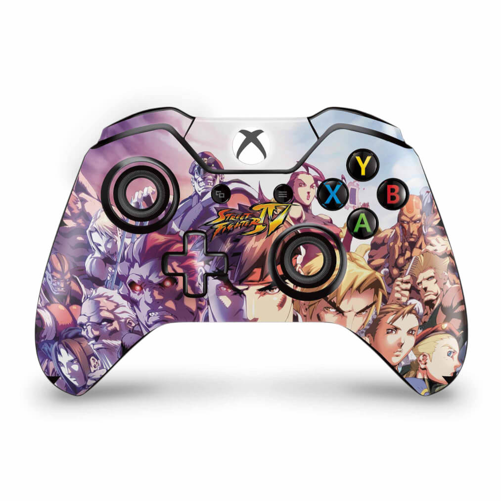 Skin Anti-Rage Xbox One Fat Controle - Street Fighter
