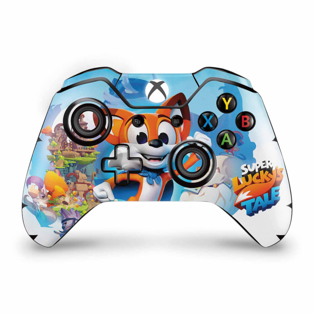Skin Anti-Rage Xbox One Fat Controle - Super Lucky's Tale