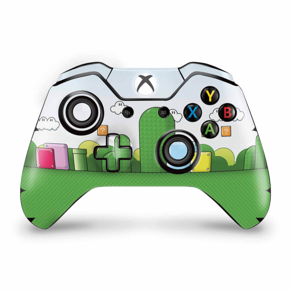 Skin Anti-Rage Xbox One Fat Controle - Super Mario