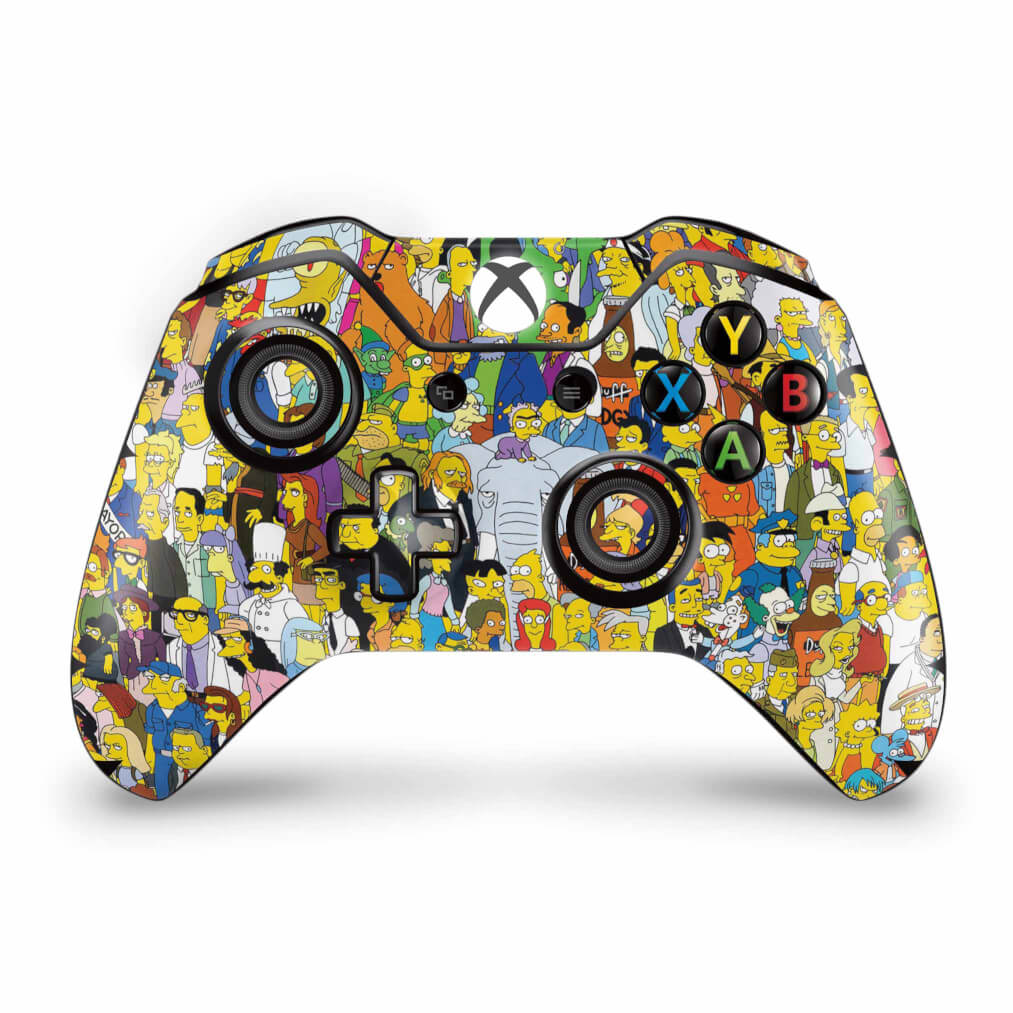 Skin Anti-Rage Xbox One Fat Controle - The Simpsons