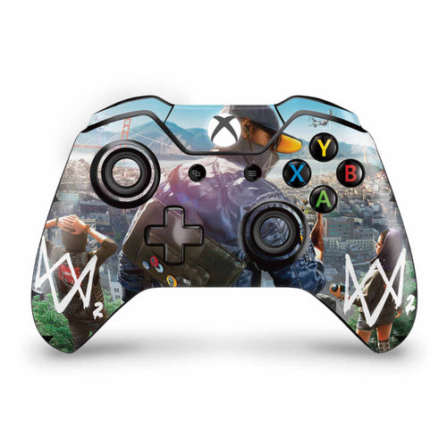 Skin Anti-Rage Xbox One Fat Controle - Watch Dogs 2