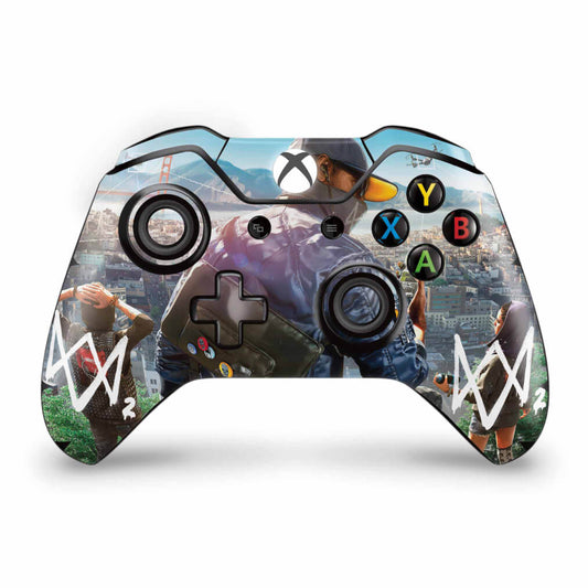 Skin Anti-Rage Xbox One Fat Controle - Watch Dogs 2