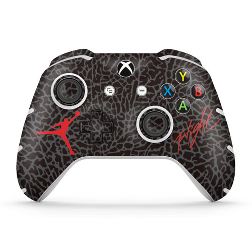 Skin Anti-Rage Xbox One Slim X Controle - Air Jordan Flight