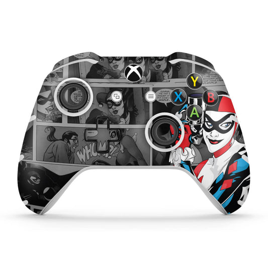 Skin Anti-Rage Xbox One Slim X Controle - Arlequina Harley Quinn #A