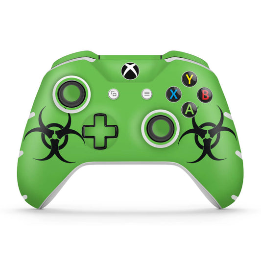 Skin Anti-Rage Xbox One Slim X Controle - Biohazard Radioativo